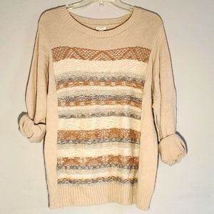J. Crew Sweater Large Beige